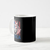 Merica Abraham Lincoln 7月の4thシャツメンズアメリ コーヒーマグカップ (正面左)