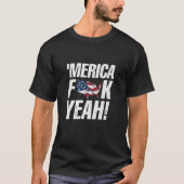 Merica F Yeah - Independence Day Premium Tシャツ (正面)
