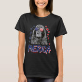 Merica Field Spaniels Dog 4th Of July Usa Tシャツ (正面)