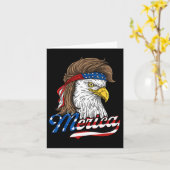 Merica - Patriotic Usa Eagle Of Freedom - 4 Of J カード (黄色い花)