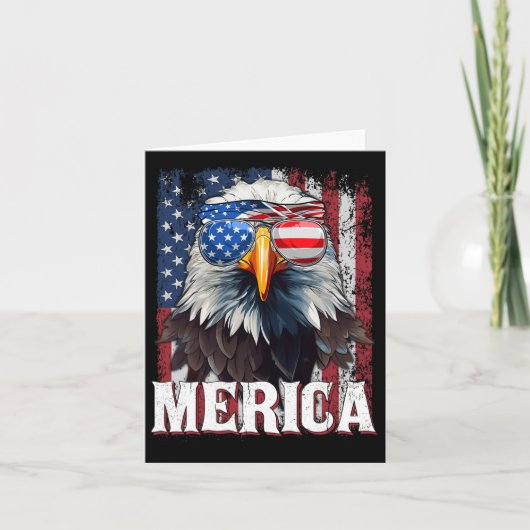 Merica - Patriotic Usa Eagle Of Freedom - 4 Of J カード (正面)