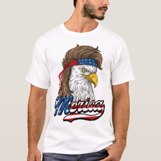 Merica - Patriotic USA Eagle Of Freedom - 4 of J Tシャツ