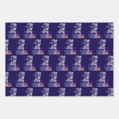 Merica Trump American Flag USA ラッピングペーパーシート (正面2)