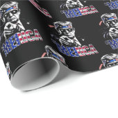 Merica Trump American Flag USA ラッピングペーパー (ロールコーナー)