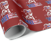 Merica Trump American Flag USA, President Trump ラッピングペーパー (ロールコーナー)