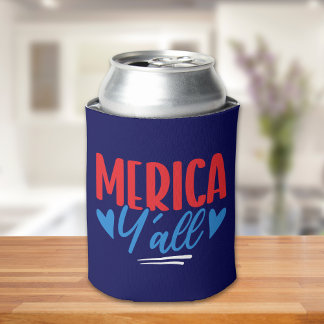 'Merica Y'all 4th of July – Bold Patriotic 缶クーラー