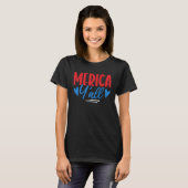 'Merica Y'all 4th of July – Bold Patriotic Tシャツ (正面フル)