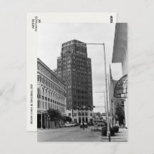 Meridian, MS Downtown Sceneフォトポストカード