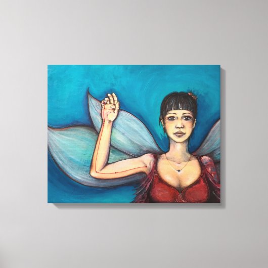 Méridien du Coeur, Fairy Art / Heart Meridian キャンバスプリント (正面)