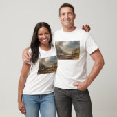 Merionethshireの海岸で渡る嵐 Tシャツ (ユニセックス)