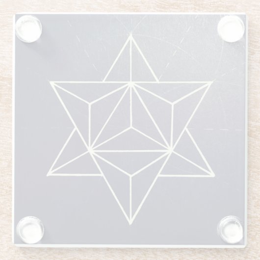 Merkaba coaster ガラスコースター (裏面)