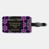 Merkabahの曼荼羅パターン ラゲッジタグ (裏面横)