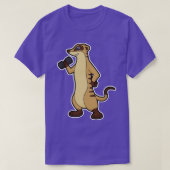 Merkat Strength Training with Dumbell Tシャツ (デザイン正面)