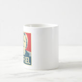 Merkelのプロパガンダポスター コーヒーマグカップ (中央)