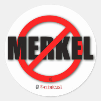 Merkel MUSS weg! ラウンドシール