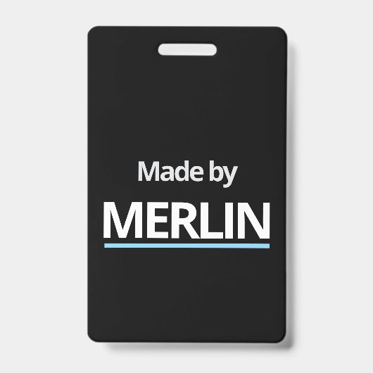 MERLIN製 バッジ (正面)