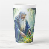 Merlin Practicing Herbalism Latte Mug カフェラテマグ (正面)