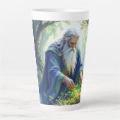 Merlin Practicing Herbalism Latte Mug カフェラテマグ (正面)
