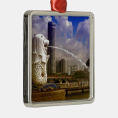 Merlion、シンガポール メタルオーナメント (右)