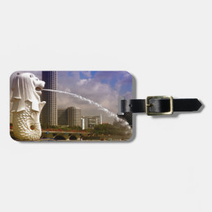 Merlion、シンガポール ラゲッジタグ
