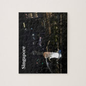 Merlion & Singapore Skyline #1 Jigsaw Puzzle ジグソーパズル (縦)