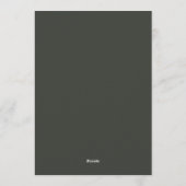 Merlot Rembrandt Bloom Wedding 招待状 (裏面)