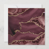 *～* MERLOT RSVP WebサイトAGATE金ゴールドAR13結婚 招待状 (裏面)