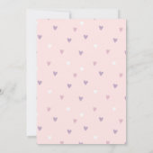 MermaidとUnicornの誕生日招待状 – インスタント 招待状 (裏面)