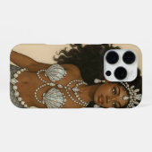 Mermaidの表示電話番号 iPhoneケース (裏面横)