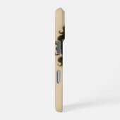 Mermaidの表示電話番号 iPhoneケース (右側面)