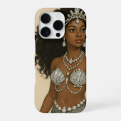 Mermaidの表示電話番号 iPhoneケース (裏面)