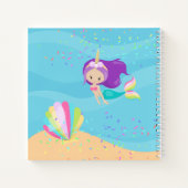 Mermaidはユニコーンの女の子の雑誌になりたい ノートブック (裏面)