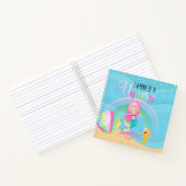 Mermaidはユニコーンの女の子の雑誌になりたい ノートブック (内部)