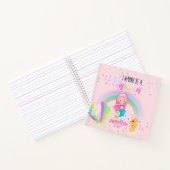 Mermaidはユニコーンの女の子の雑誌になりたい ノートブック (内部)