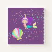Mermaidはユニコーンの女の子の雑誌になりたい ノートブック (裏面)