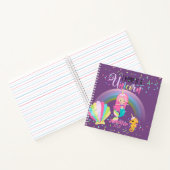 Mermaidはユニコーンの女の子の雑誌になりたい ノートブック (内部)