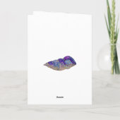 Mermaidをテーマにした誕生日グリーティング カード (裏面)