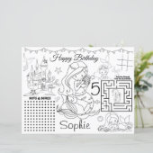 Mermaidアクティビティシート、Mermaidカラーリングページゲーム (スタンド正面)