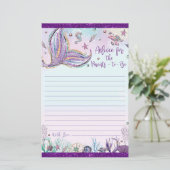 Mermaidアドバイスで親をメッセージカードにする (スタンド正面)