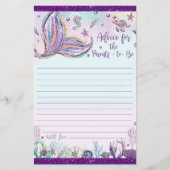 Mermaidアドバイスで親をメッセージカードにする (正面)