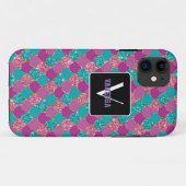 Mermaidカラフルグリッター – 自分でカスタマイズ Case-Mate iPhoneケース (裏面(横))