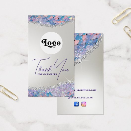 Mermaidグリッターシークインパッケージの挿入 (オフィス)