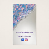 Mermaidグリッターシークインパッケージの挿入 (裏面)