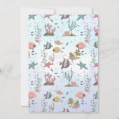 Mermaidタイムカプセルメッセージがあなたにカー空白のド 招待状 (裏面)