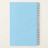 Mermaidテーマパーソナライズされた開催者誌 ノートブック (裏面)