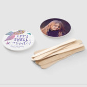 Mermaidテーマ誕生日パーティーの写真 ハンドファン (組立なし)