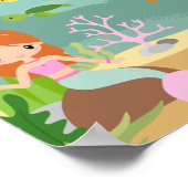 Mermaidプリント、バリューポスター紙（マット） ポスター (角)