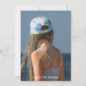 Mermaidヘア気にはDont、自分の写真を追加 シーズンカード (正面)