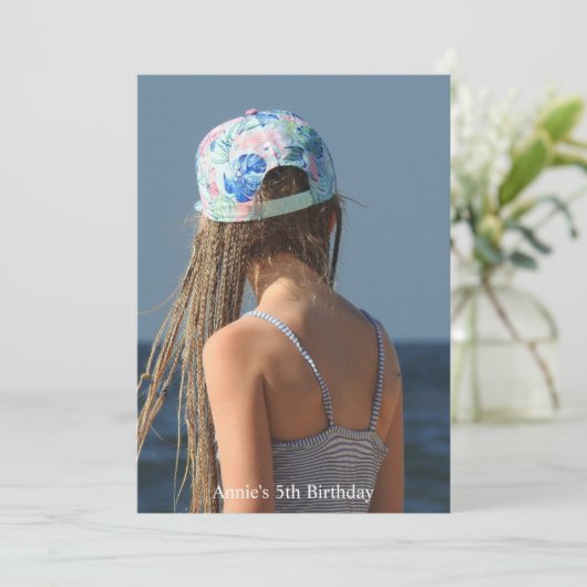 Mermaidヘア気にはDont、自分の写真を追加 シーズンカード (スタンド正面)