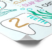 Mermaid最初の最初の誕生日の看板ポスターバナー ポスター (角)